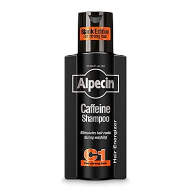Alpecin Caffeine Shampoo C1 Black Edition with Bold Fragrance 8.45 oz I Hair Performance Enhancer Promotes Natural Hair Growth and Thickness I Energizes Scalp