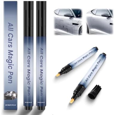 INROAN 2PCS All Cars Magic Pen, Magic Car Scratch Remover Pen, Car Scratch Repair Pen Set, Simple and Fast, Long-Lasting Durability, Quick Fix for All Car Colors
