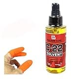 Tape-In Lace Front Poly Skin System Wig Adhesive Glue Remover Solvent For Human Hair Extensions + Free Finger Guard