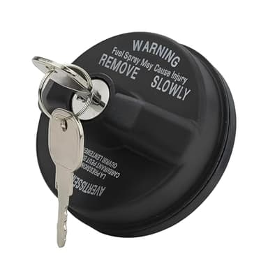 YYTQP Locking Gas Cap Fuel Tank with Key, Lock Fuel Cap Cover Compatible with Dod-ge Ram Challenger Grand Caravan Ram 1500, Cherokee Wrangler TJ LJ JK JKU JL JLU JT, # 05278655AB, 5278655AB