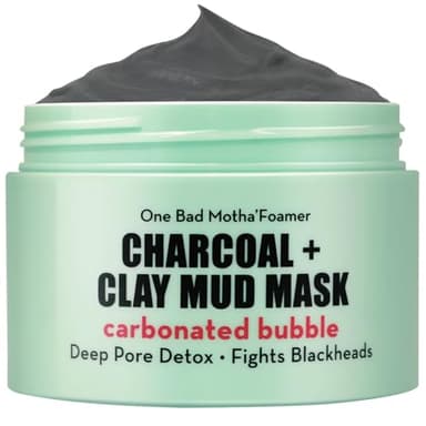 Elizabeth Mott Carbonated Bubble Detox Clay Mask – Korean Skincare for Deep Pore Cleansing, Acne, Blackheads & Oil Control – Charcoal Face Mask for Breakouts & Smooth Skin – Cruelty-Free, 3.53 oz