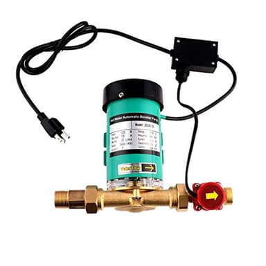 SHYLIYU Automatic Water Pressure Booster Pump Max.H 49ft Max.Flow7GPM Shower Booster Pump Water Circulator Circulation Pump 1 inch Outlet 120W with Water Flow Switch