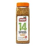 Badia 14 Spices All Purpose Seasoning, 20 oz, No Salt Blend for Cooking, Grilling, Marinades, and Flavorful Recipes