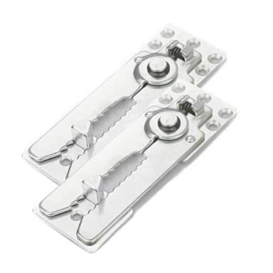 HOWDIA 2 Pack Sectional Couch Connector Screws, Heavy Duty Sofa Connectors for Sectionals, Couch Clamps to Make Sectional Stay, Multi-Card Design Furniture Connectors