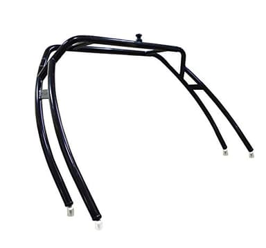 Reborn Tower Launch Reverse Arch Universal Wakeboard Boat Tower - Fits Boats with Beams 78" - 106" - Easily Folds Down - Seamless 2.25inch 6063 Aircraft Aluminium Tubing (Black)