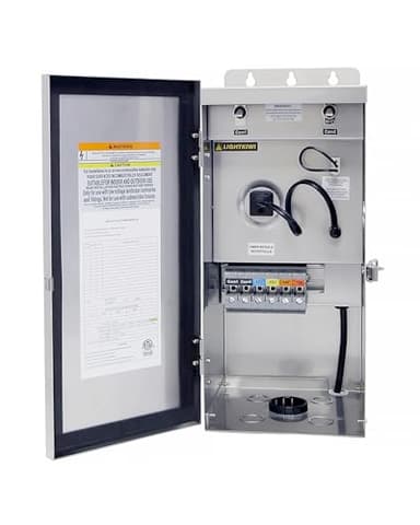 Lightkiwi U8810 600W Low Voltage Landscape Lighting Transformer, 120V to 12V–15V AC Multi-Tap, Weatherproof Outdoor Power Supply for Garden, Path & Spot Lights, Pool/Spa, ETL Listed