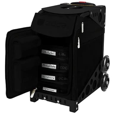 ZUCA Sport Artist Stealth Bag and Black Frame with Non-Flashing Wheels includes 4 Large Utility Pouches