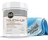 MB-11 Marble Polishing Powder with Microfiber Cloth - Spot Polish Water Stains, Rings or Etches to Restore Marble, Travertine, Limestone or Onyx