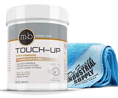 MB-11 Professional Marble Polish, Polishing Kit, Polishing Powder Etch Remover and Cleaner, Quartz Polishing Compound with Microfiber Cloth