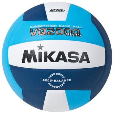 Mikasa Micro cell Volleyball, Blue/Navy/White