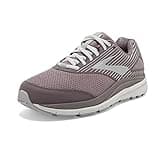 Brooks Women's Addiction Walker Suede Walking Shoe - Shark/Alloy/Oyster - 8 Medium