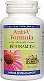 Natural Factors Anti-V Formula, Echinacea Supplement for Immune and Wellness Support, Organic, Non-GMO, 120 Softgels