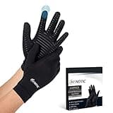 HENOTIC Copper Arthritis Gloves for Women Men, Touch Screen Anti-Slip Arthritis Compression Gloves for Relieving Carpal Tunnel Aches, Rheumatoid Pains, Joint Swell