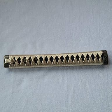 BOHIHYU Sword Handle Tsuka 10.2in Or Special Specifications Alloy/Copper/Iron Fittings and Imitation or Real Samegawa