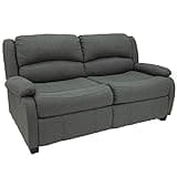 RecPro 65" RV Hide A Bed Loveseat | Cloth | Memory Foam Mattress | Pull Out Couch | Living Room Furniture (Fossil)