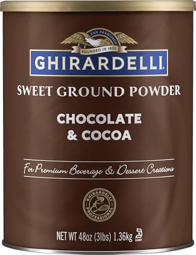 Ghirardelli Sweet Ground Chocolate and Cocoa | 3 lb. | Baking & Desserts