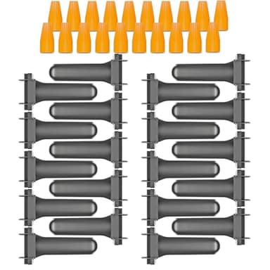 PetsTEK 20 Pack Direct Bury Waterproof Wire Splice Kit, Wire Nut Electrical Connectors for Wire Break Repair, Compatible with PetSafe, SportDog, Dogtra In-Ground Dog Fence Systems, Made in USA