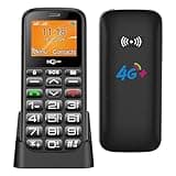 HCMOBI 4G-LTE Cell Phones for Seniors,Big Button Cell Phones for Elderly, Basic Feature Mobile Phone with SOS Button,Type-C with Charging Dock,1000mAh Large Capacity Battery,Dual-SIM,FM.