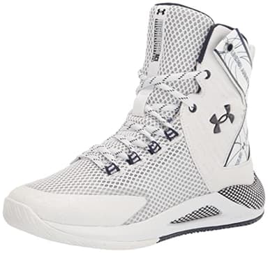 Under Armour Womens HOVR Highlight Ace Volleyball Shoe, White (101 Midnight Navy, 8.5 US