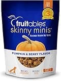 Fruitables Skinny Minis Grain Free Soft Treats for Dogs | Pumpkin & Berry Flavored | 5 Ounces (2294)