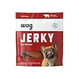 Amazon Brand - Wag Soft & Tender American Jerky Dog Treats - Beef Recipe ,6 Ounce (Pack of 1)