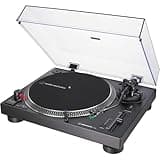 Audio-Technica AT-LP120XUSB Direct-Drive Turntable (Analog & USB), Black, Hi-Fidelity, Plays 33 -1/3, 45, and 78 RPM Records, Convert Vinyl to Digital (Renewed)