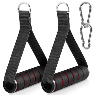 Citufuol 2 Pack Upgraded Exercise Handles, Gym Handle Equipment for Cable Machine Attachments, Strength Training Workout, Pilates, Home Gym, Resistance Bands, Heavy Duty Workout Accessories