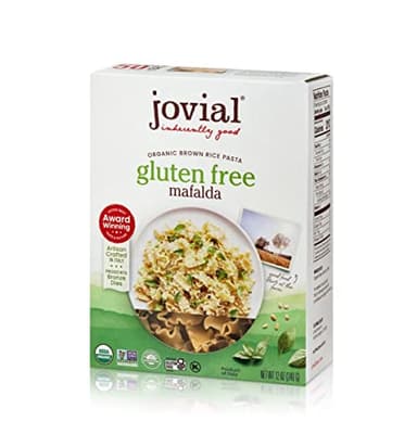 Jovial 100% Organic Gluten Free Brown Rice Mafalda - Mafalda Pasta Noodles, Healthy Pasta, Whole Grain Pasta, Organic Pasta, Gluten Free, Dairy Free, Cooks Firm, Made in Italy - 12 Oz