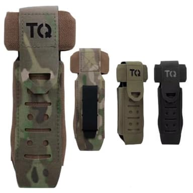 Molle Laser Cut Tourniquet Holder, Nylon TQ Holder Pouch Bag for PALS Duty Belt Loop EMT EMS (CP)