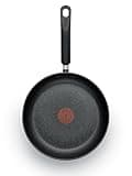 T-fal C4610263 Titanium Advanced Nonstick Thermo-Spot Heat Indicator Dishwasher Safe Cookware Fry Pan, 8-Inch, Black -