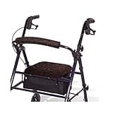 Universal Rollator Walker Seat and Backrest Rollbar Covers Set Adjustable Soft Walker Cover Accessories Unisex