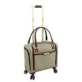 London Fog Oxford III 8-Wheel Under Seat Bag, Olive, Carry-On 15-Inch