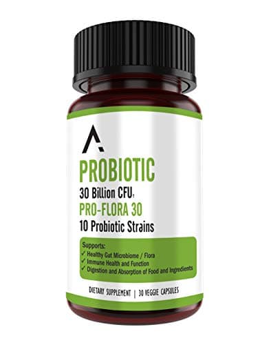 Ascendant Nutrition Bacillus Subtilis Probiotic - 30 Billion CFU Multi-Strain Probiotics for Women and Men - Supports Digestive and Gut Health - 30 Capsules
