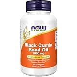 NOW Foods Supplements, Black Cumin Seed Oil, 1,000 mg, Cardiovascular Support*, 60 Softgels
