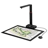 VIISAN Large Format Book & Document Scanner, Capture Size A2/A3, 26MP USB Document Camera with Auto-Flatten, Fingerprint Removal Technologies, Multi-Language OCR, Compatible with Windows & macOS