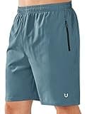 NORTHYARD Men's Athletic Running Shorts Quick Dry Workout Shorts Lightweight Sports Gym Basketball Shorts Hiking Exercise Greyblue-7 inches S