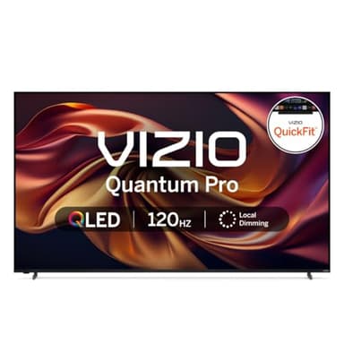 VIZIO 65-inch Quantum Pro 4K QLED 120Hz Smart TV with 1,000 nits Brightness, Dolby Vision, Local Dimming, 240FPS @ 1080p PC Gaming, WiFi 6E, Apple AirPlay, Google Cast Built-in (VQP65C-84, 2023)