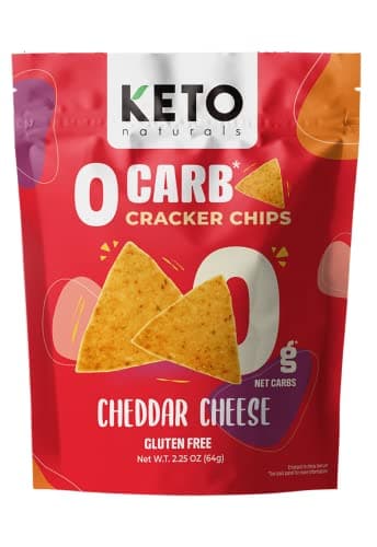 Keto crackers zero carb no sugar (Cheddar Cheese) delicious low carb crackers gluten free healthy for adults and kids (3 Packs) Ketos snack zero carb Keto friendly snack