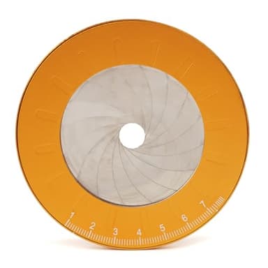 Adjustable Circle Drawing Maker, Stainless Steel & Aluminum Alloy Rotary Round Template, Measuring & Drawing Ruler, Geometric Plotting Compass Tool(Gold,Size:5 inch)