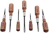 Grace USA Pistolsmith Gun Care Screwdriver Set, Tools & Accessories for Gunsmithing & Woodworking, 7 Piece Set, Made in USA