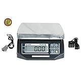 VisionTechShop ACOM PW-200RS POS Interface Portion Scale with Most ECR's and POS Systems, Lb/Oz/Kg/g Switchable, 30lb Capacity, 0.01lb Readability, Dual Display, NTEP Legal for Trade COC #18-060A1