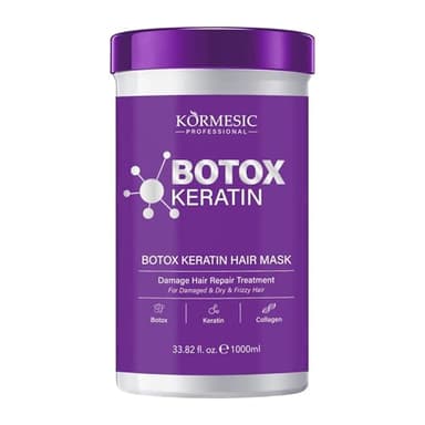 Keratin Hair Mask, 33.82 fl. oz, Damage Repair Treatment for Dry & Frizzy Hair Professionals choice