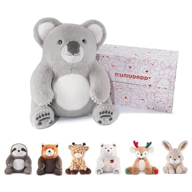 Niuniu Daddy 14" | 3.5 Pound Koala Weighted Stuffed Animal Plush, Giant Koala Pillowfort Lap Plush Toys for Kids Adults Baby, Large Cute Body Pillow for Gift Present Birthday Christmas Holiday