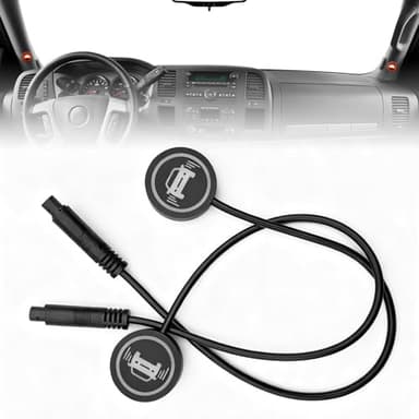 MACHSWON Car Blind Spot Radar Detection System Warning Light, A Pair Of 5V Vehicle Blind Spot Monitoring Parallel Auxiliary Lane Change Warning System In-Car Indicator Lights, Microwave Sensor