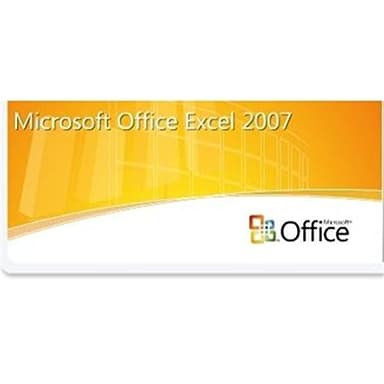 Microsoft Office Excel Home and Student 2007 Old Version