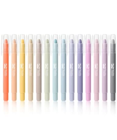Mr. Pen- No Bleed Gel Highlighters, Ethereal Pastel, 14 Pack, Bible Highlighters and Pens No Bleed, Bible Markers for Study, Journaling, School Supplies and Accessories