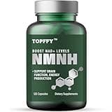 Topffy NMN Supplement Alternative-NMNH (Dihydronicotinamide Mononucleotide) 500mg Per Serving- for Boost NAD+ Levels, Anti-Aging, Energy and Concentration, 120 Capsules