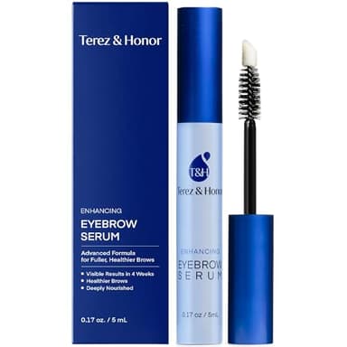Eyebrow Growth Serum - Natural Eyebrow Serum and Enhancer for Thicker Brows and Grow Bows Faster, Longer, Fuller - 5mL