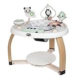 Tiny Love 5-in-1 Here I Grow Stationary Activity Center – Black & White Décor Collection, Black & White