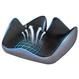Seat Cushion for Relief Sciatica - Memory Foam Cushion for Office Chair, Hip & Coccyx Pain Relief for Long Sitting,2024 Upgraded Large Seat Cushion for Soft Support,Suitable for Game Chair/Wheelchair